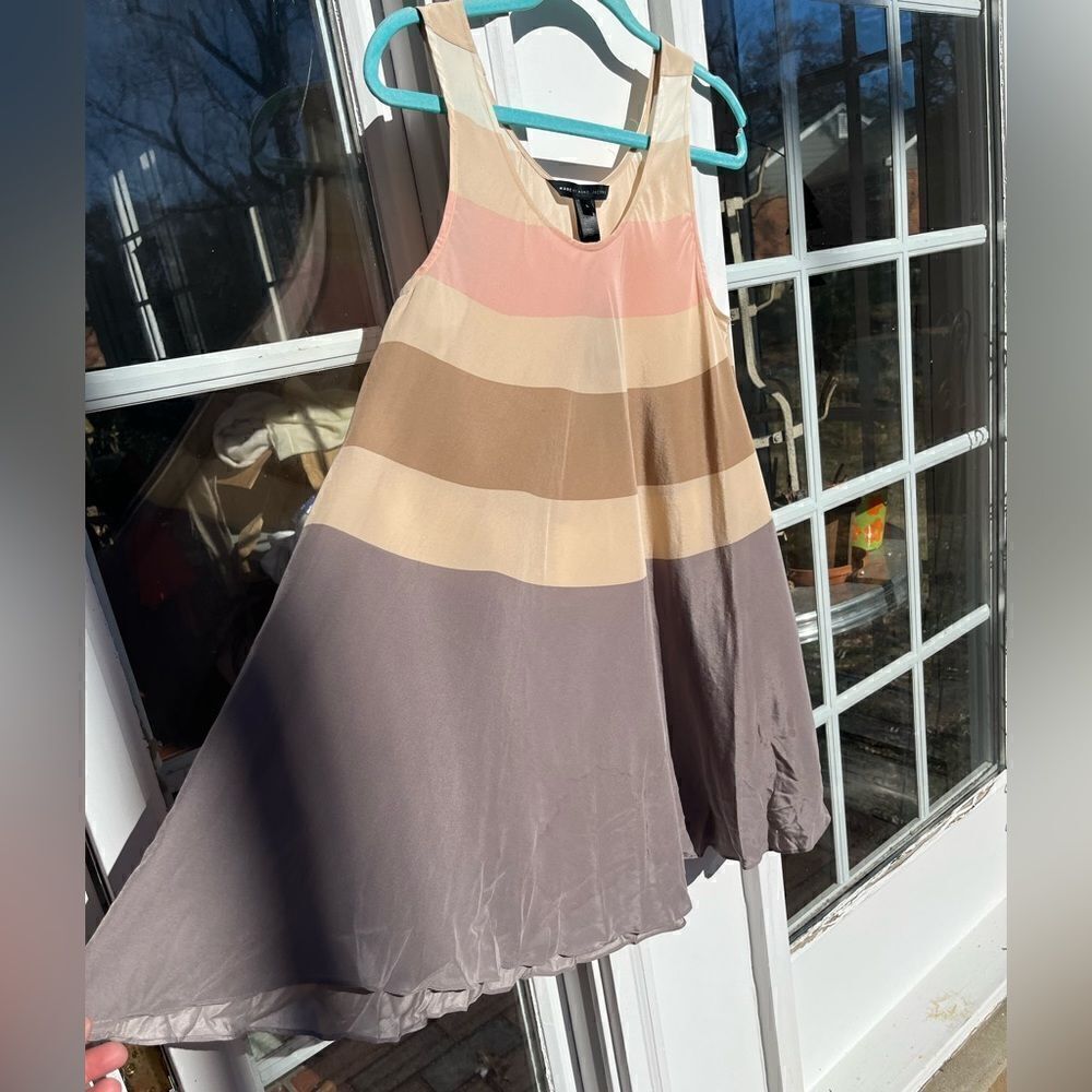 Marc by Marc Jacobs Simone Silk Striped Swing Dress NWT - Picture 2 of 11